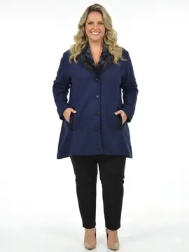 Casaco Pele Plus Size Fenomenal