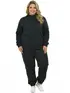 Jaqueta moletom flanelado plus size feminino fenomenal