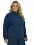 Jaqueta moletom flanelado plus size feminino fenomenal