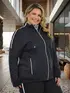 Jaqueta plus size diamante fenomenal