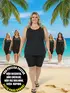 Regata plus size mullet nova longa