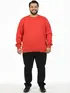 Blusão unissex plus size moletom flanelado