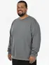 Blusão unissex plus size moletom flanelado