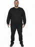 Blusão unissex plus size moletom flanelado
