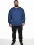 Blusão unissex plus size moletom flanelado