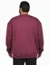 Blusão unissex plus size moletom flanelado