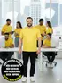 Camiseta masculina plus size decote v malha fria(sem elasticidade)