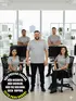 Camiseta masculina plus size decote v malha fria(sem elasticidade)