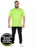 Camiseta masculina plus size decote v malha fria(sem elasticidade)