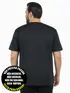Camiseta masculina plus size decote v malha fria(sem elasticidade)