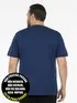 Camiseta masculina plus size decote v malha fria(sem elasticidade)
