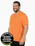 Camiseta masculina plus size decote v malha fria(sem elasticidade)