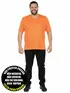 Camiseta masculina plus size decote v malha fria(sem elasticidade)