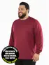 Camiseta manga longa malha fria plus size fenomenal