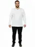Camiseta Decote V Manga Longa Plus Size Fenomenal