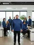 Jaqueta moletom flanelado básica plus size masculina fenomenal