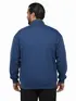 Jaqueta moletom flanelado básica plus size masculina fenomenal