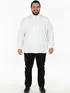 Jaqueta moletom flanelado básica plus size masculina fenomenal