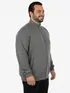 Jaqueta moletom flanelado básica plus size masculina fenomenal