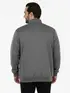 Jaqueta moletom flanelado básica plus size masculina fenomenal