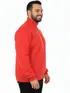 Jaqueta moletom flanelado básica plus size masculina fenomenal