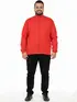 Jaqueta moletom flanelado básica plus size masculina fenomenal