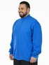 Jaqueta moletom flanelado básica plus size masculina fenomenal