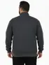Jaqueta moletom flanelado básica plus size masculina fenomenal
