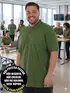 Camisa polo masculina fenomenal malha fria plus size(sem elasticidade)