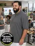 Camisa polo masculina fenomenal malha fria plus size(sem elasticidade)