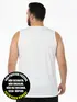 Regata machão malha fria plus size fenomenal(sem elasticidade)