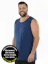 Regata machão malha fria plus size fenomenal(sem elasticidade)