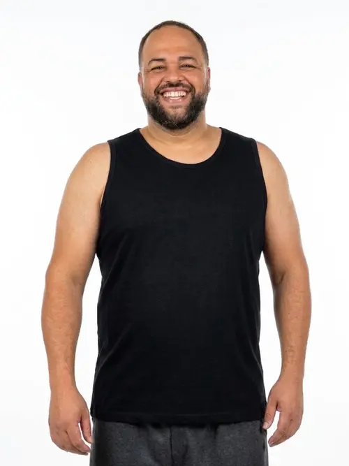 Regata machão plus size fenomenal