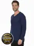 Camiseta Decote V Manga Longa Fenomenal