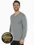 Camiseta Decote V Manga Longa Fenomenal