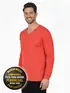 Camiseta Decote V Manga Longa Fenomenal