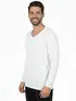 Camiseta Decote V Manga Longa Fenomenal