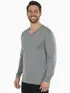 Camiseta Decote V Manga Longa Fenomenal