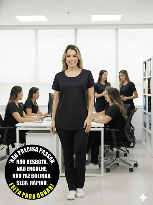 Blusa prosperidade longa lisa