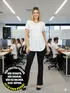 Blusa prosperidade longa lisa