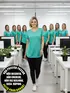 Blusa prosperidade longa lisa