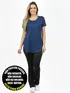 Blusa prosperidade longa lisa