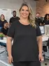 Blusa Plus Size Brilhante