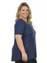 Blusa Plus Size Brilhante