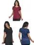 Kit 3 Blusas Mullet Redonda Fenomenal