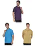 Kit 3 camisas polo piquet masculina fenomenal
