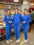 Conjunto moletom flanelado blusão básico e calça punho feminino