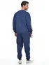 Conjunto Moletom Flanelado Blusão Básico e Calça Punho Masculino