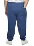 Calça moletom flanelado plus size básica punho fenomenal