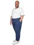 Calça moletom flanelado plus size básica punho fenomenal
